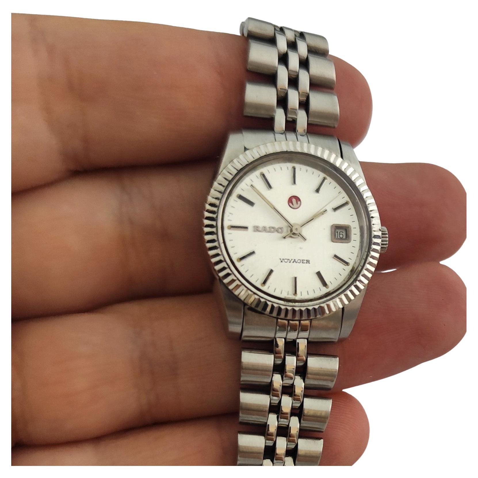 Rado Voyager Watch Ladies Automatic Vintage Round Date Swiss Made im Angebot