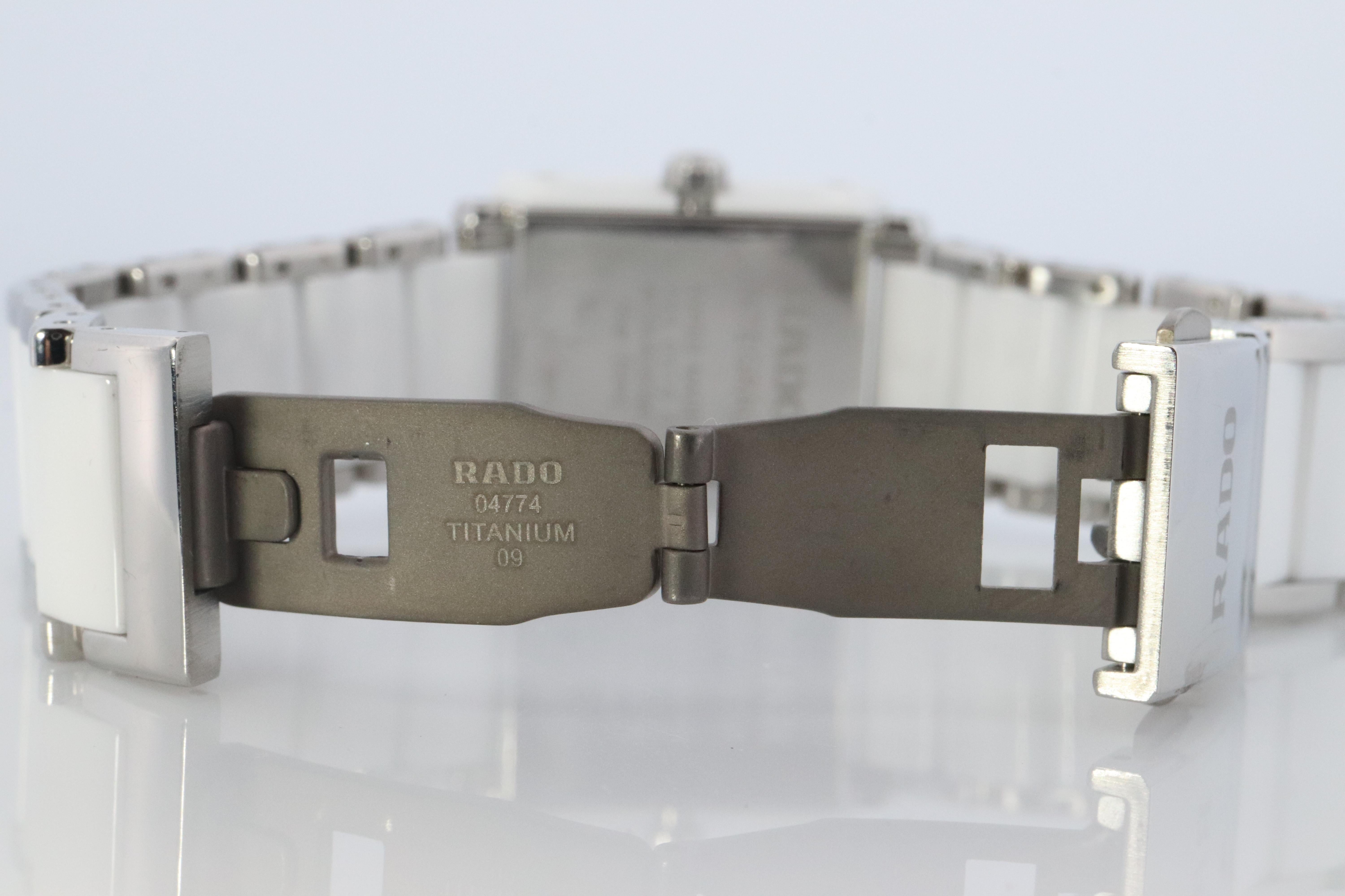 RADO Watch. Rado Ceramic Diamond Ladies. Rado Integral MOP Diamond Dial ...