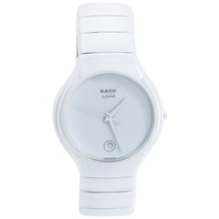 Rado White Ceramic True Jubile R27695722 Men's Wristwatch 40 mm