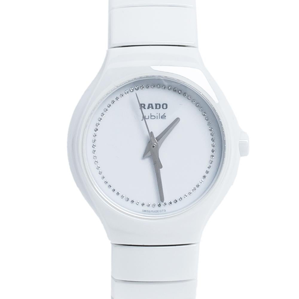 rado jubile watch white