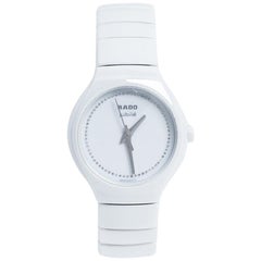 Rado Céramique blanche True Jubile R27696732 Montre-bracelet pour femme 27 mm