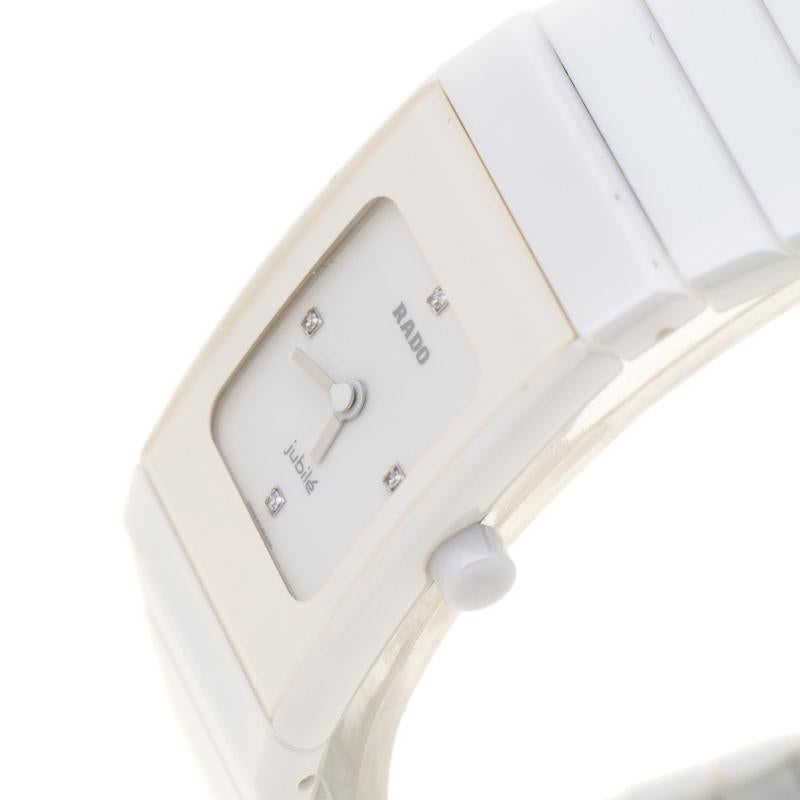 rado jubile white watch price