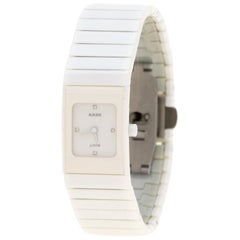 Rado White Ceramica Jubile 01.963.0713.3.070 Women's Wristwatch 19 mm
