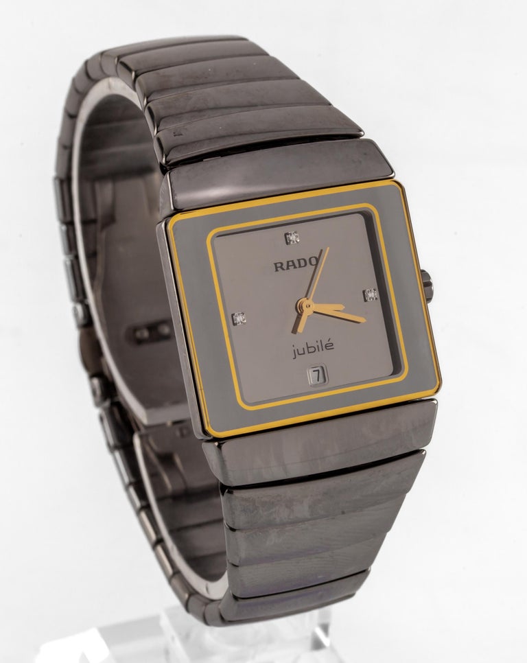 Rado Damenuhr aus Keramikquarz Jubiläum Diastar Silber