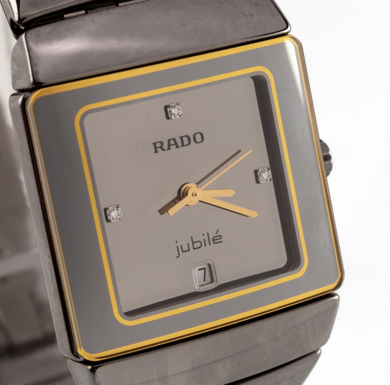 Rado Damenuhr aus Keramikquarz Jubiläum Diastar Silber