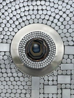 Raf Verjans Aluminum Mosaic Coffee Table