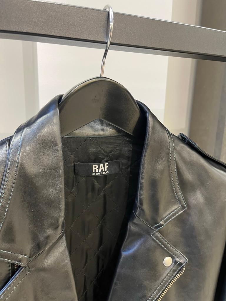 Raf By Raf Simons 2006 Perfecto Leather Riders Jacket In Good Condition For Sale In LISSE, NL