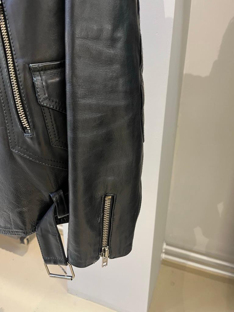 Raf By Raf Simons 2006 Perfecto Leather Riders Jacket For Sale 1