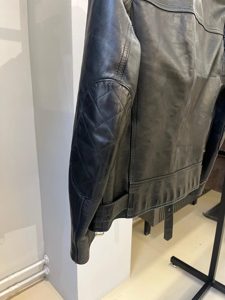 Raf By Raf Simons 2006 Perfecto Leather Riders Jacket For Sale 2