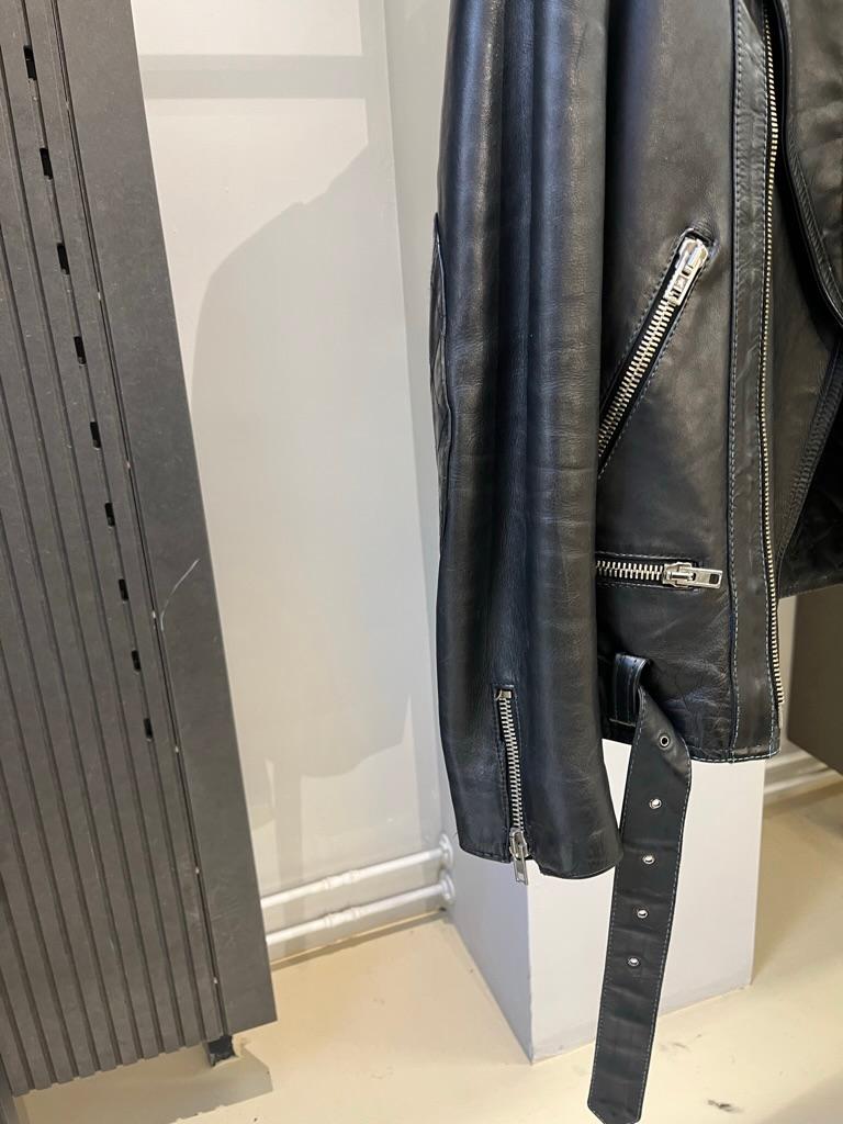 Raf By Raf Simons 2006 Perfecto Leather Riders Jacket For Sale 3