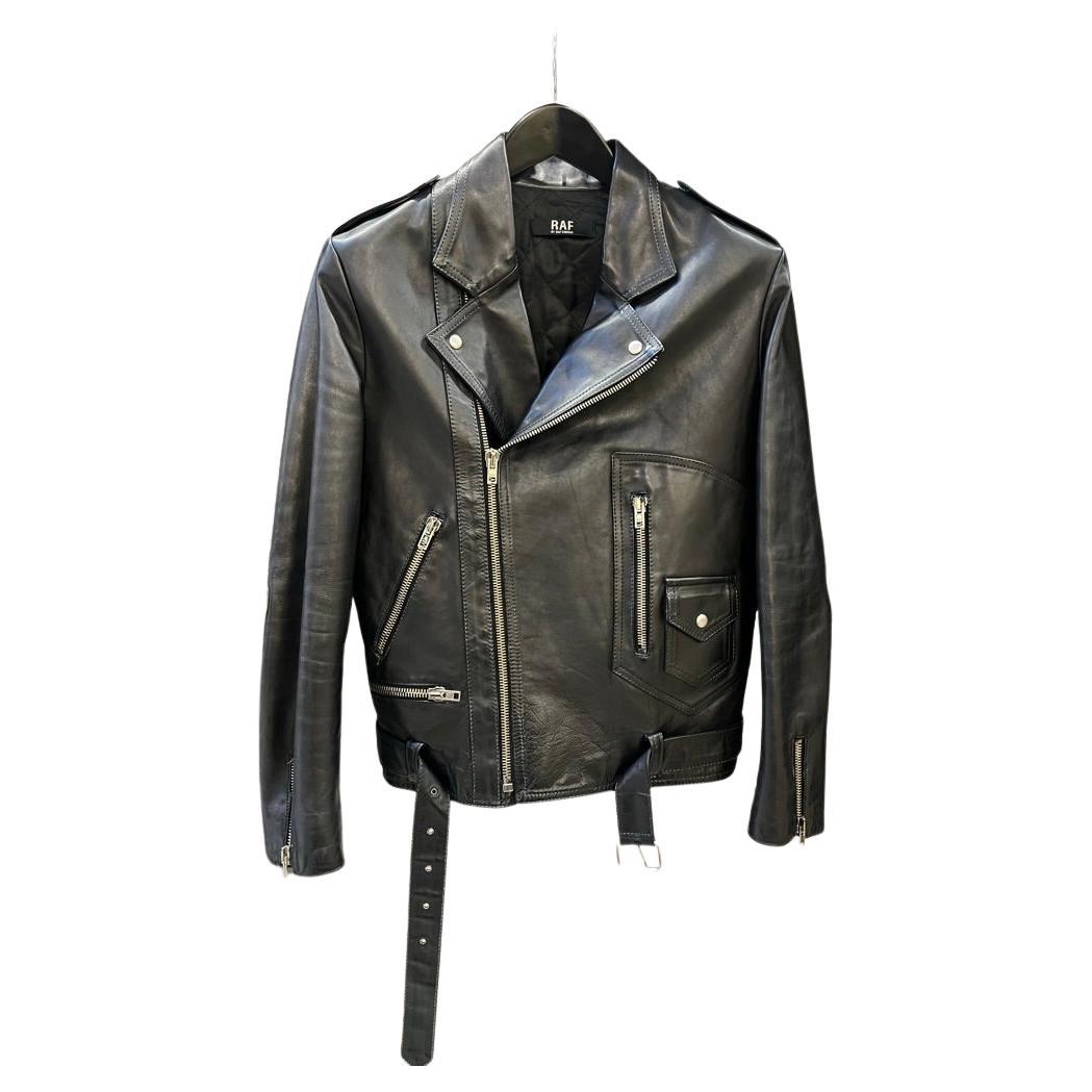 Raf By Raf Simons 2006 Perfecto Leather Riders Jacket For Sale