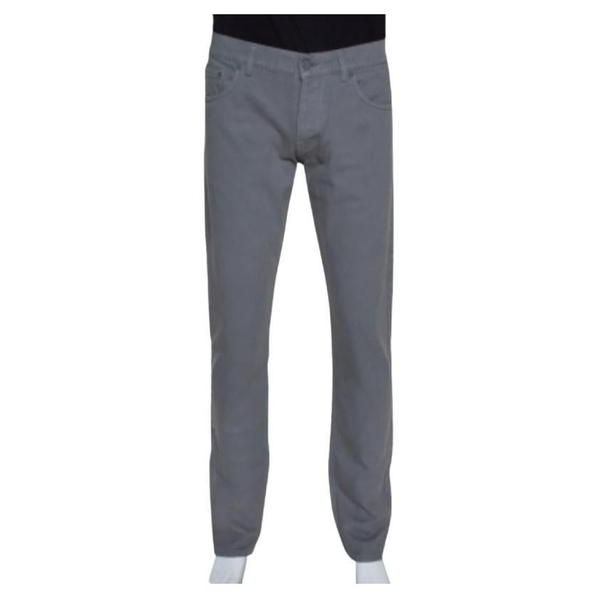 RAF by Raf Simons Graue Jeans aus Denim in Regular Fit, L im Angebot