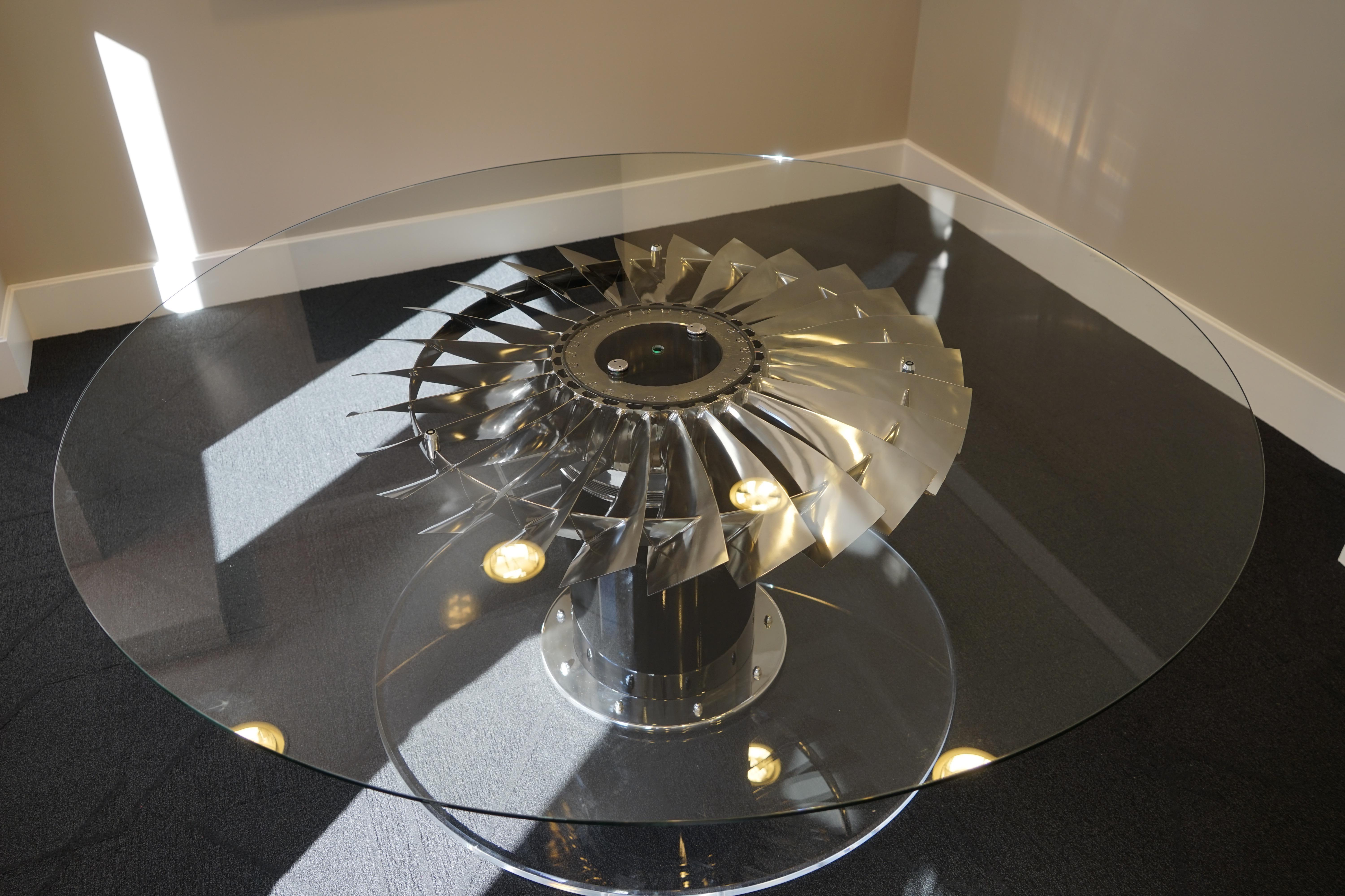 Modern RAF Harrier Jet Aircraft Boardroom or Dining Table For Sale