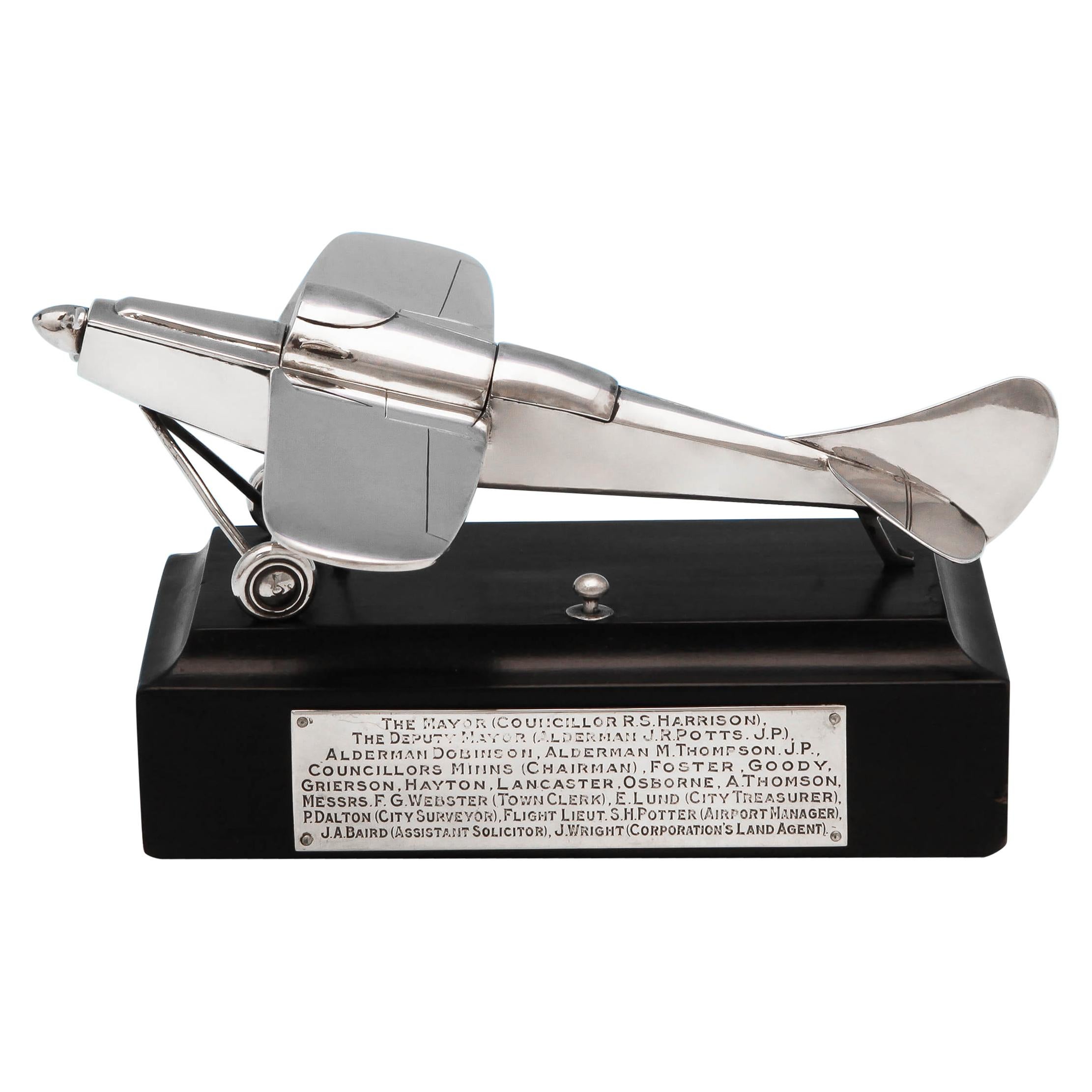 RAF Interest, RAF Kingstown, Early Battery Operated Plane Cigar Lighter, 1936