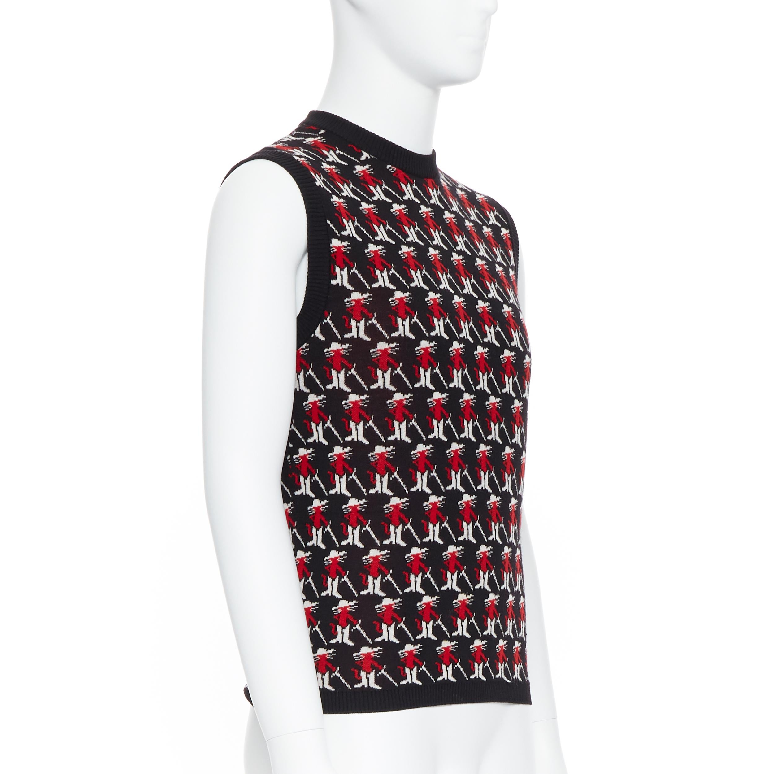 raf simons knit vest