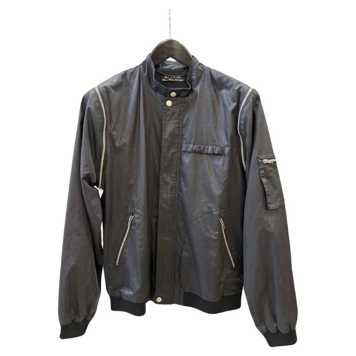 Raf Simons AW 2001 Riot Riot Riot Coated Detachable Jacket For Sale at ...