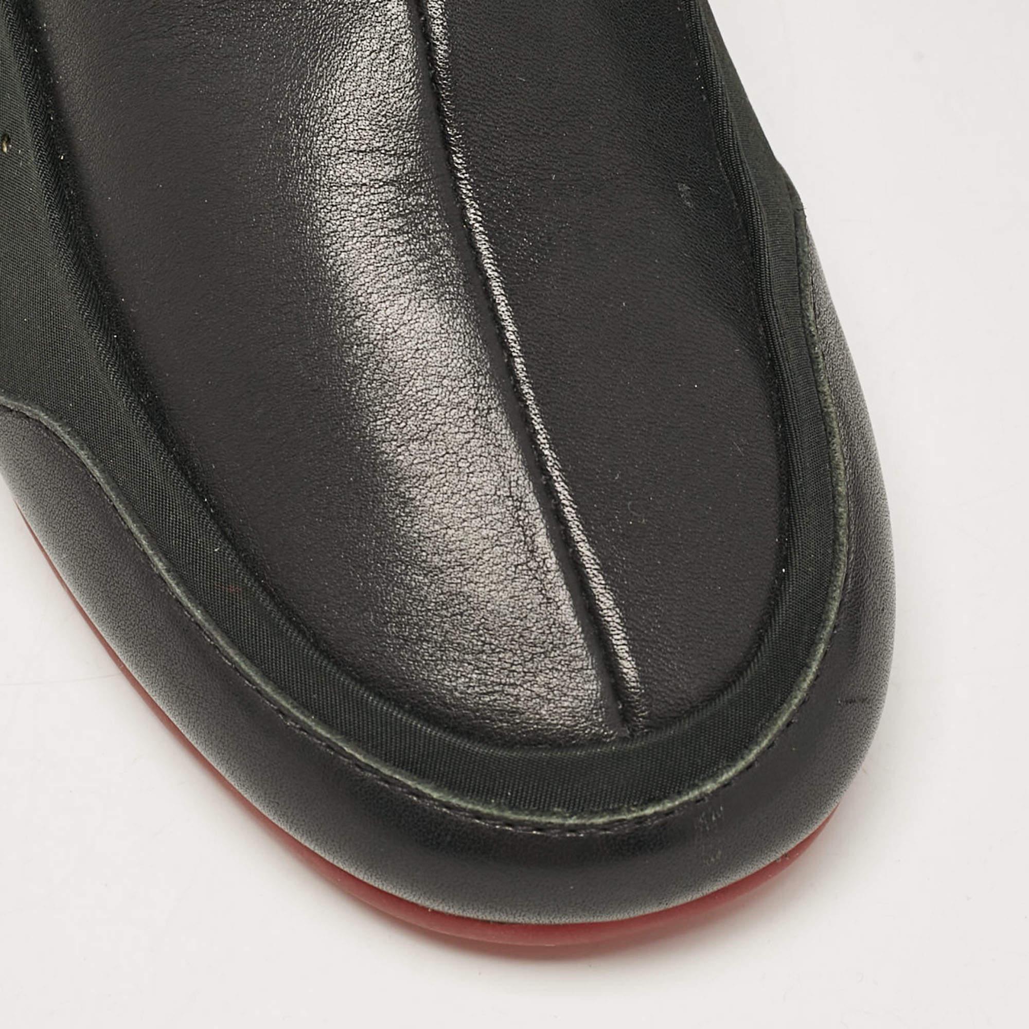 Raf Simons Black Leather Ankle Length Boots Size 41 For Sale 3