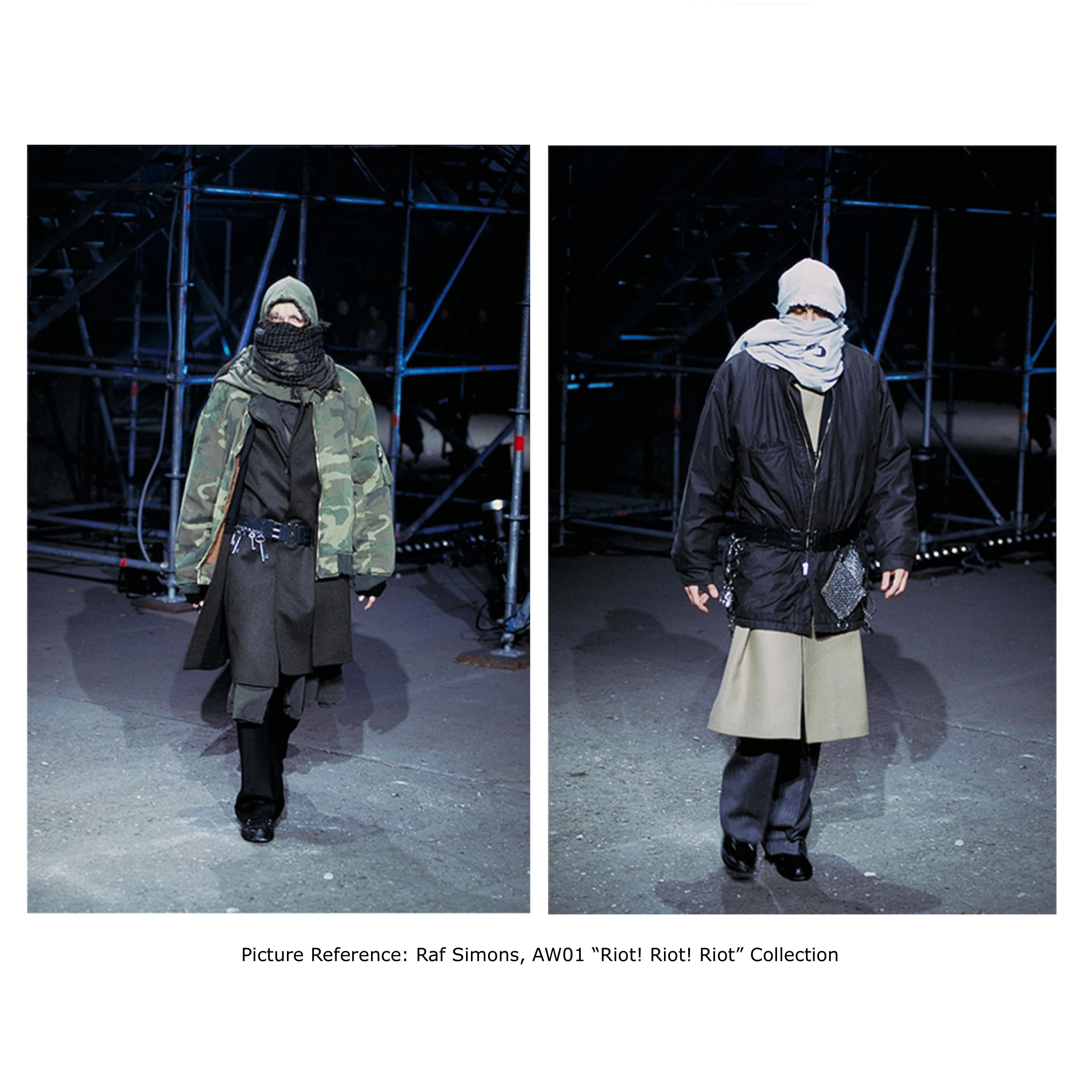 Raf Simons Riot! Riot! Riot! Combat Belt With Attached Silver Charms, Fall 2001 3