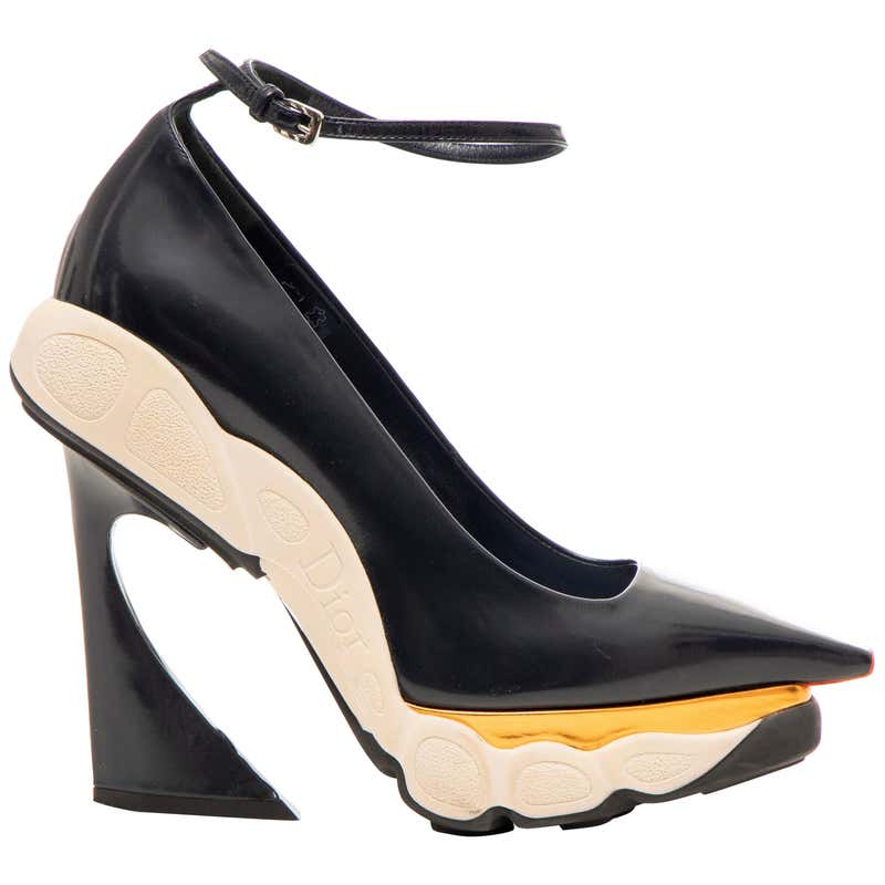 Raf Simons for Christian Dior Patent Leather Runway Sneaker Pumps, Fall ...
