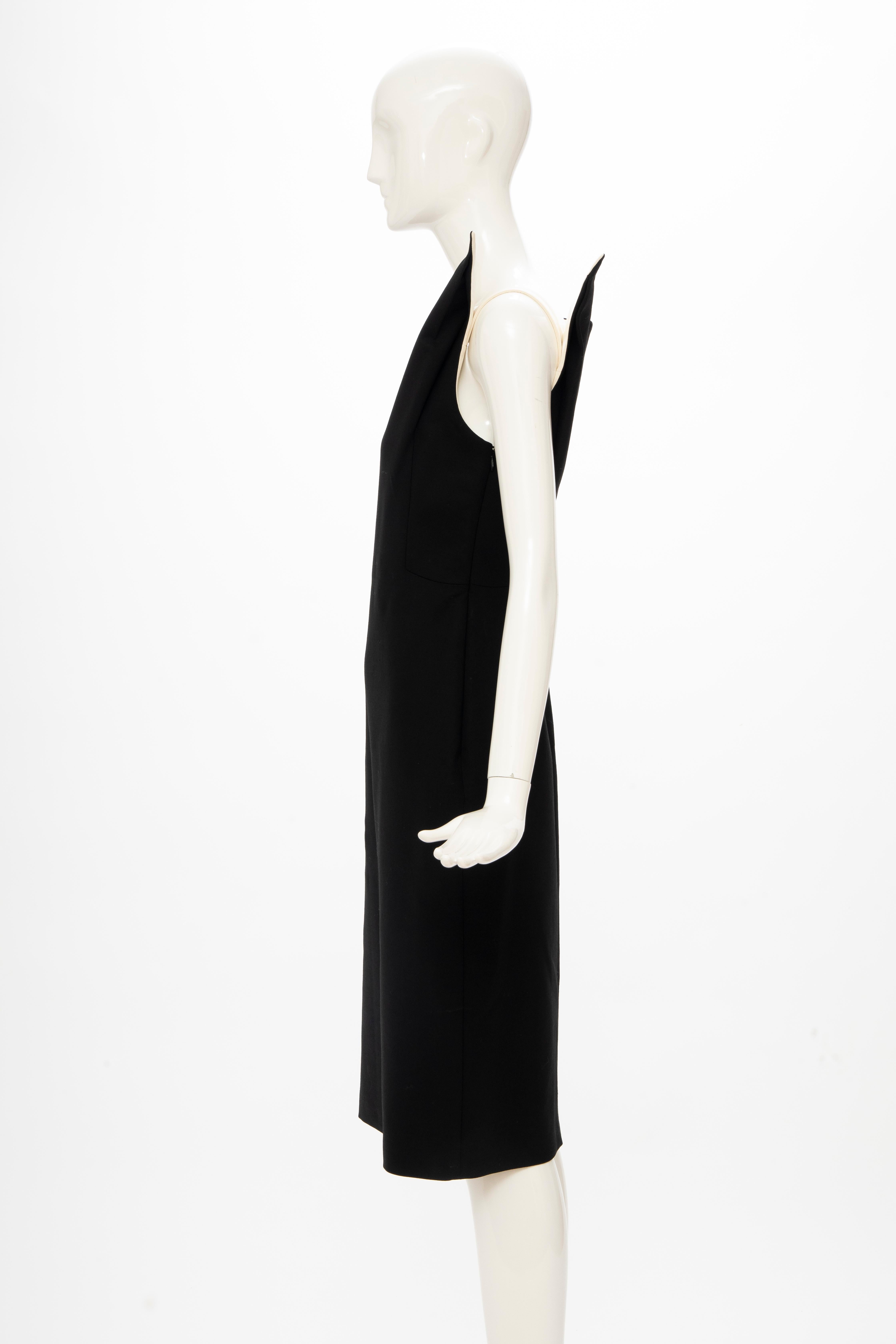 jil sander black dress