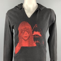 RAF SIMONS S/S 2003 "CONSUMED" Size M Black Cotton Penelope Shark Hoodie