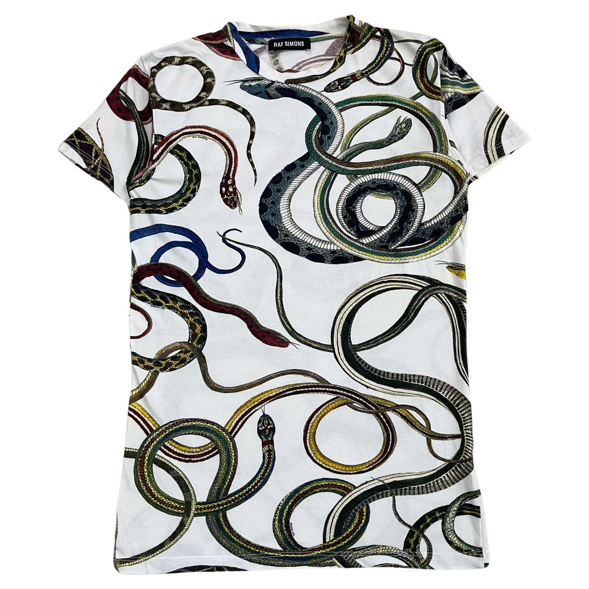 Raf Simons S/S2010 Snakes T-Shirt For Sale