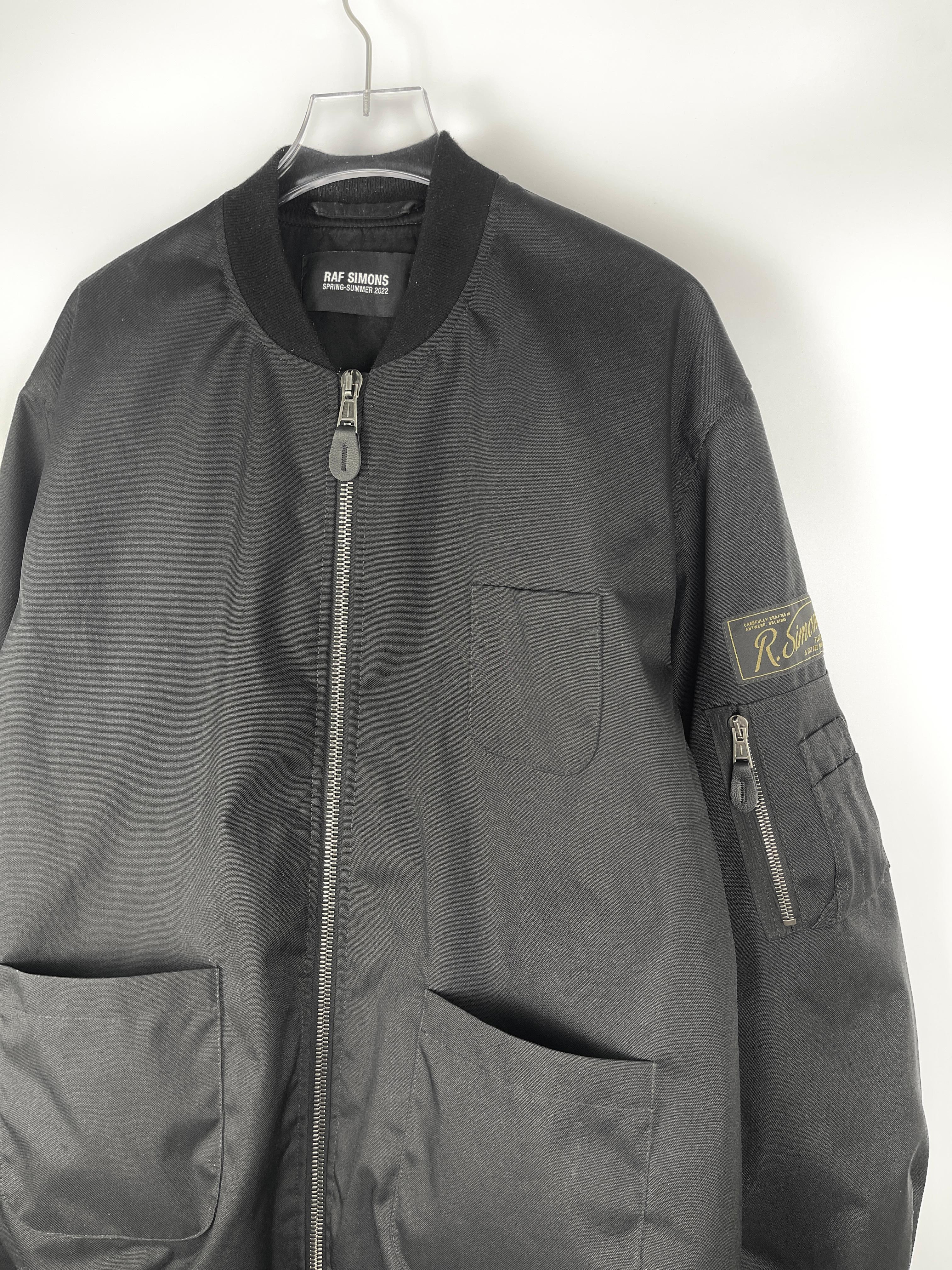 Raf Simons S/S2022 Uniform Bomber Jacket  In Excellent Condition For Sale In Seattle, WA