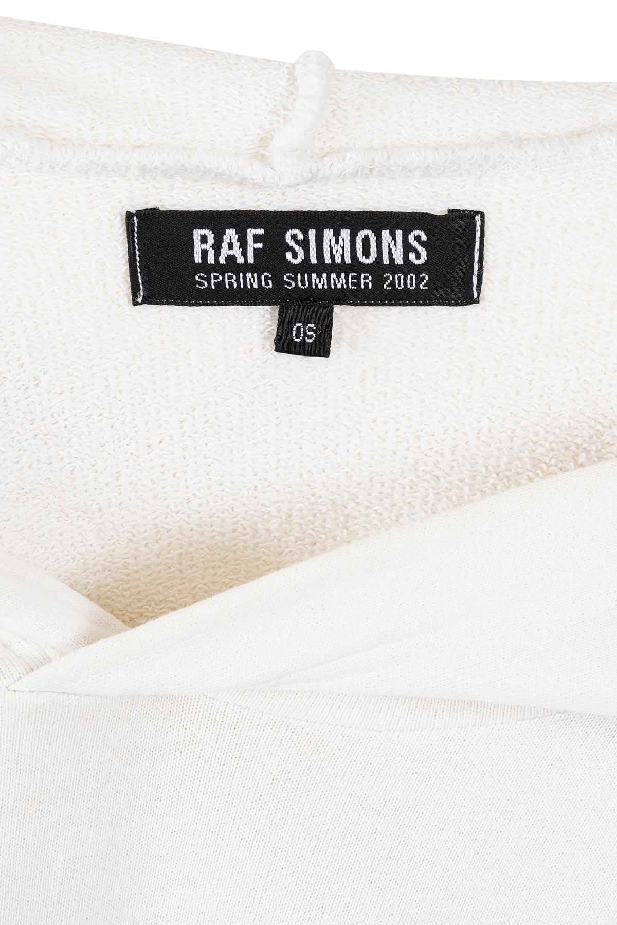 Femenino o masculino RAF SIMONS SS 02 Rara e icónica sudadera sin mangas con capucha 'Kollaps en venta