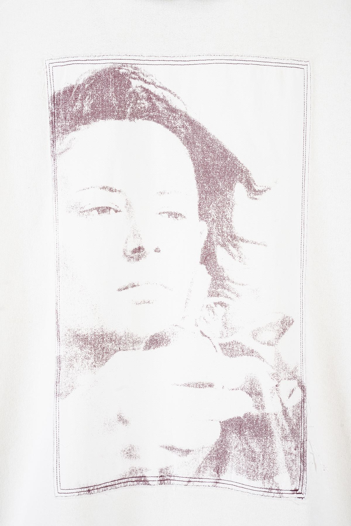 RAF SIMONS SS 02 Rara e icónica sudadera sin mangas con capucha 'Kollaps en venta 1