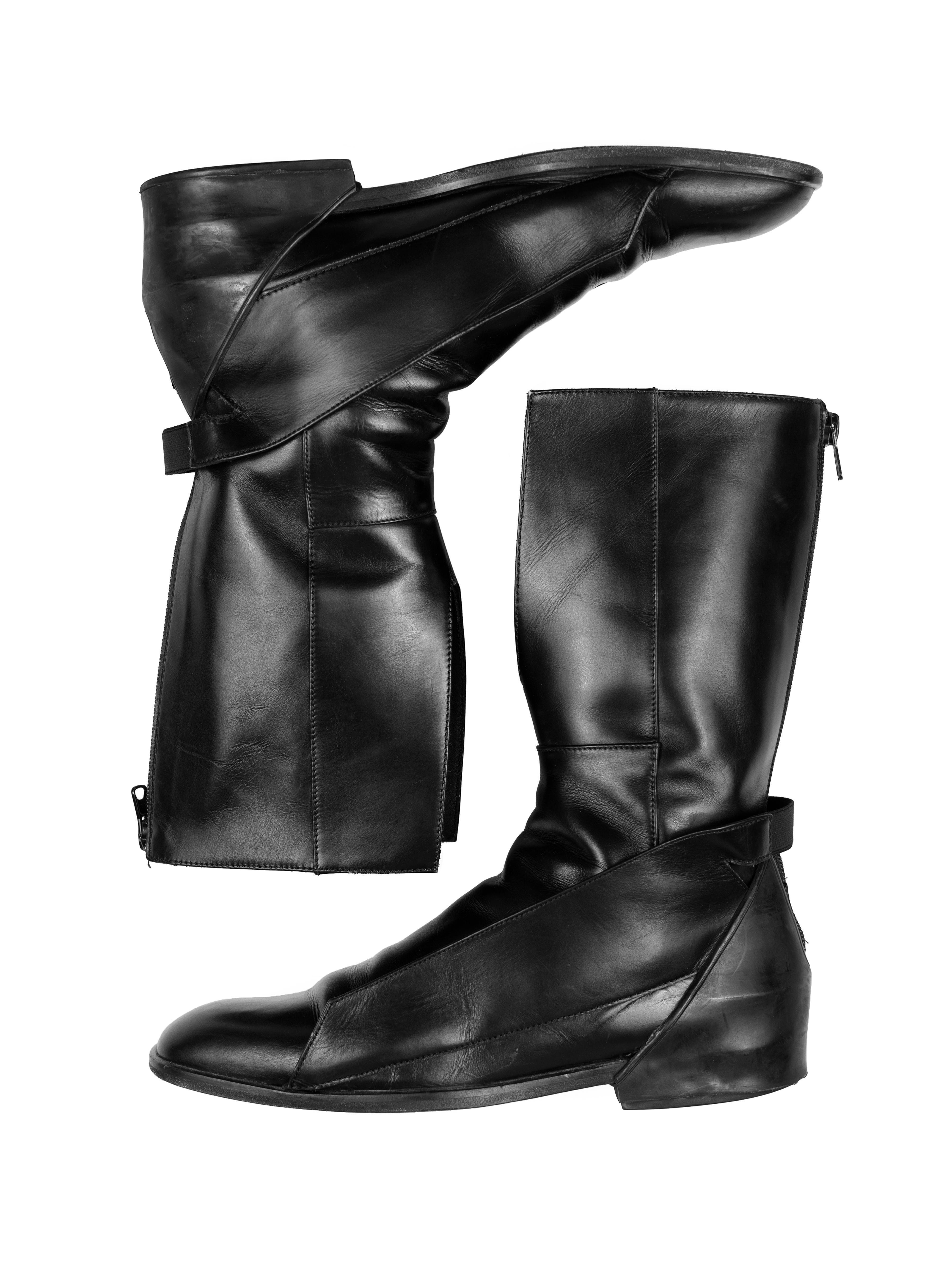 Raf Simons SS2009 Spoiler-Stiefel im Zustand „Relativ gut“ in Beverly Hills, CA