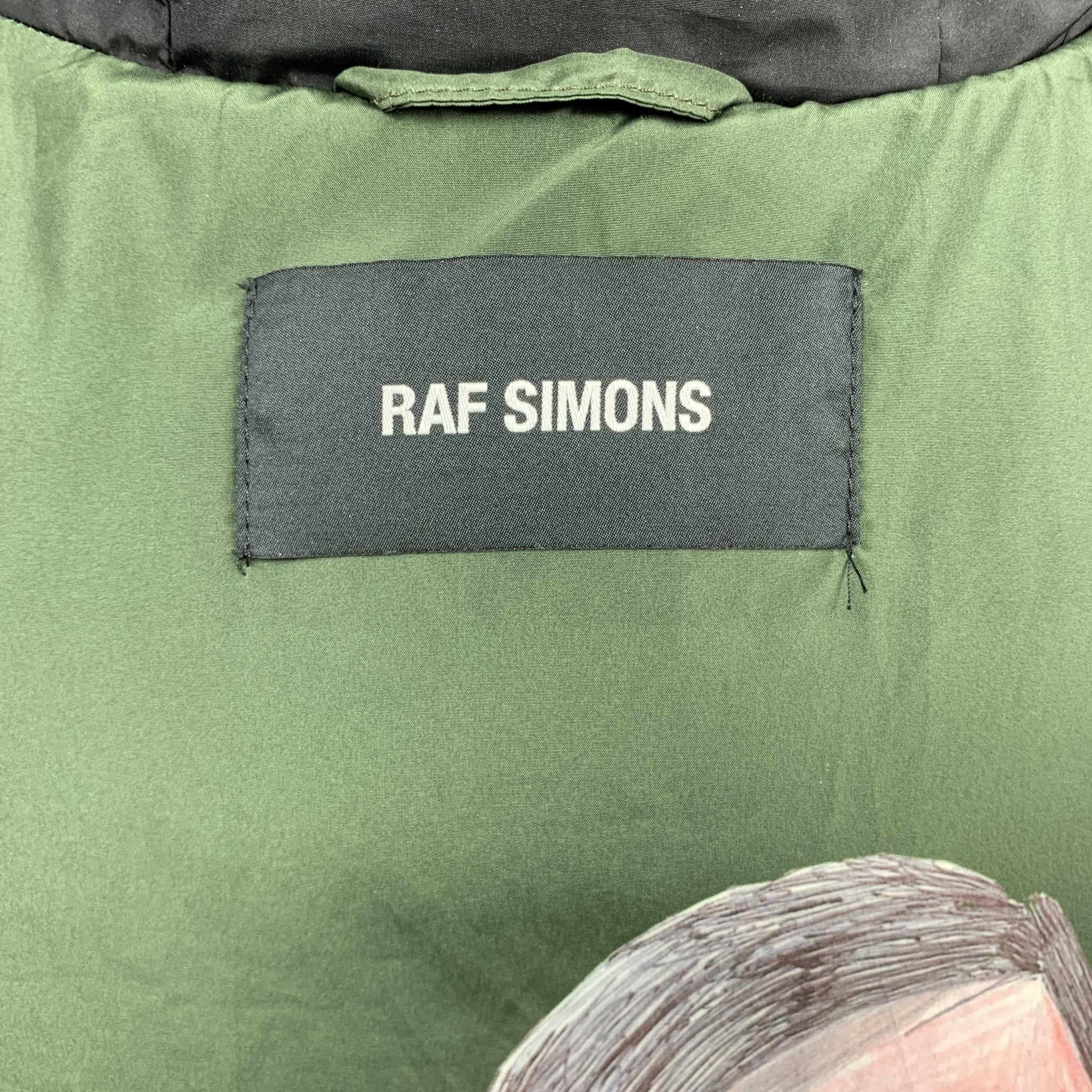 RAF SIMONS - TO THE ARCHIVES NO LONGER RELEVANT Size S Black Down Filled Jacket 1