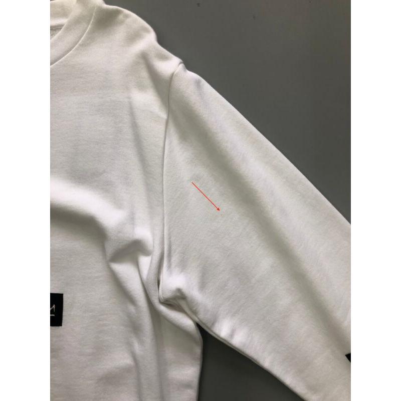 RAF SIMONS X JOYCE 2015 white abstract patchwork cotton sweater pullover top S For Sale 3