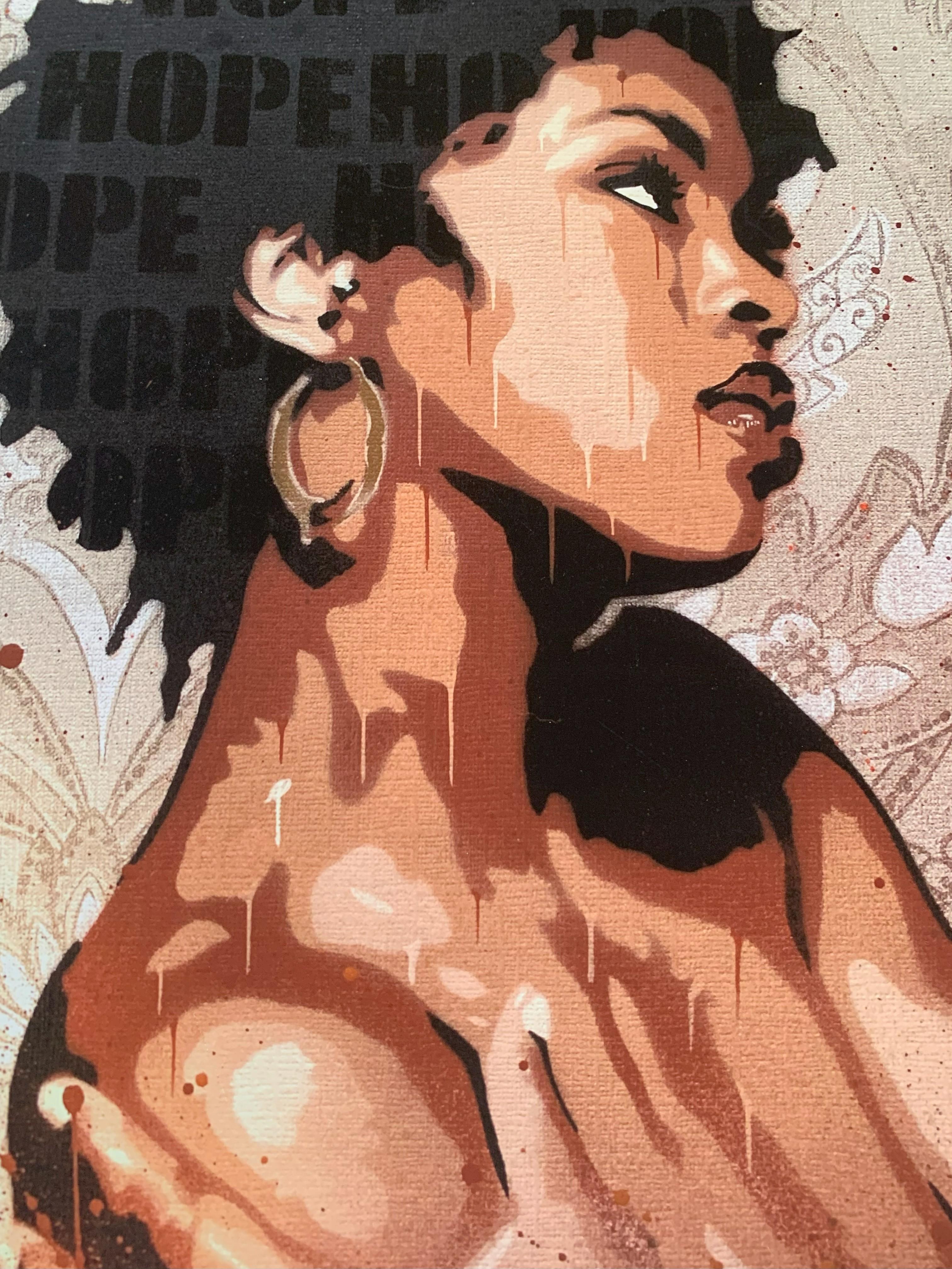 “Lauryn” (2020) by Raf Urban
Giclee Print on Hahnemühle Rag Bright White 310 gms
30 x 40 cm
Limited edition of 10
Signed and Numbered (7/10) by the Artist.

The beautiful lady in Raf Urban's artwork 