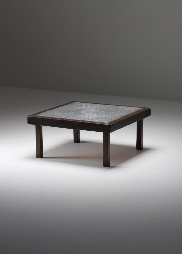 Raf Verjans Coffee Table with Mosaic Pattern, 1970 For Sale at 1stDibs
