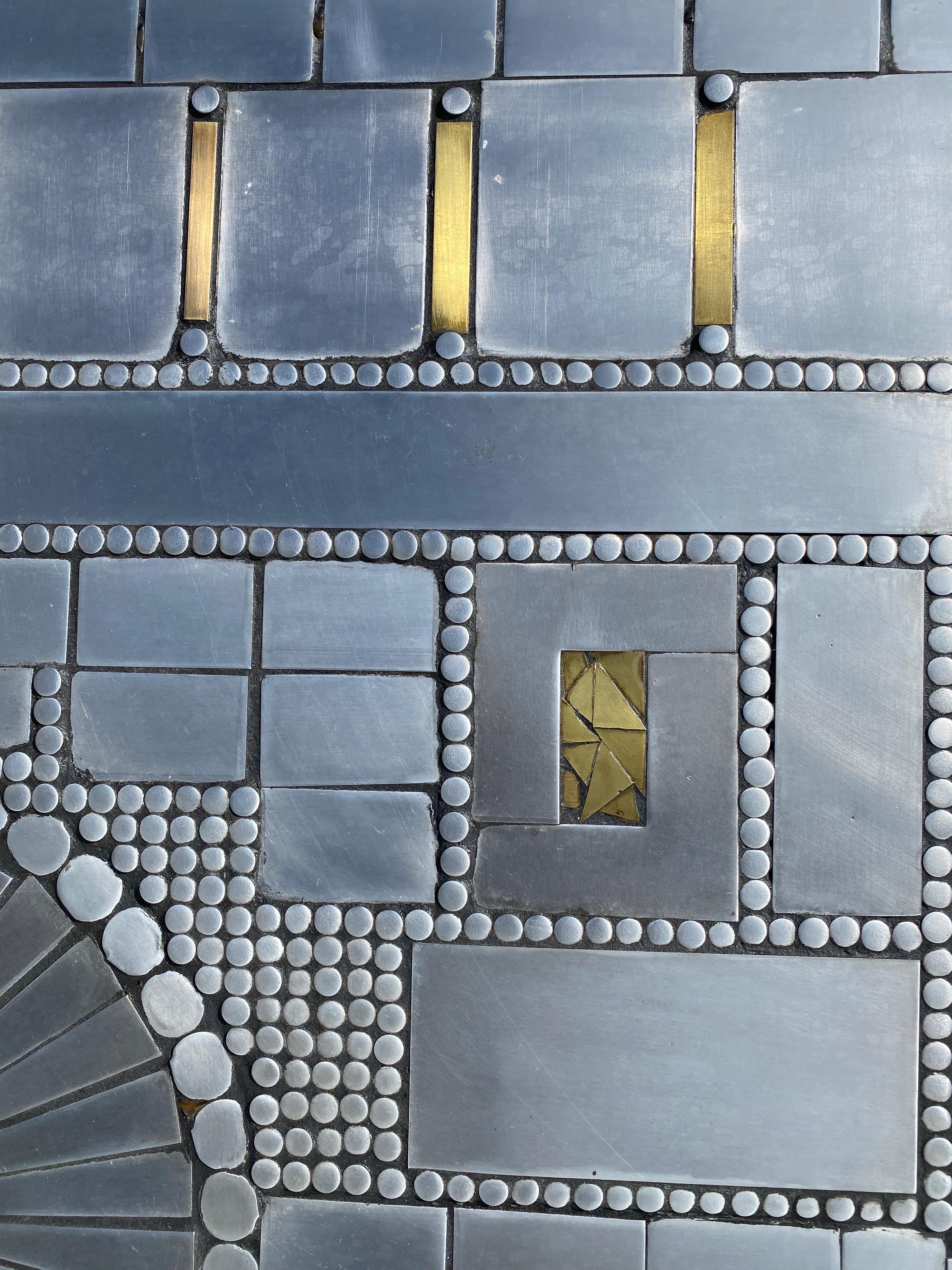 Raf Verjans Mosaik-Aluminium-Wandskulptur  im Angebot 3