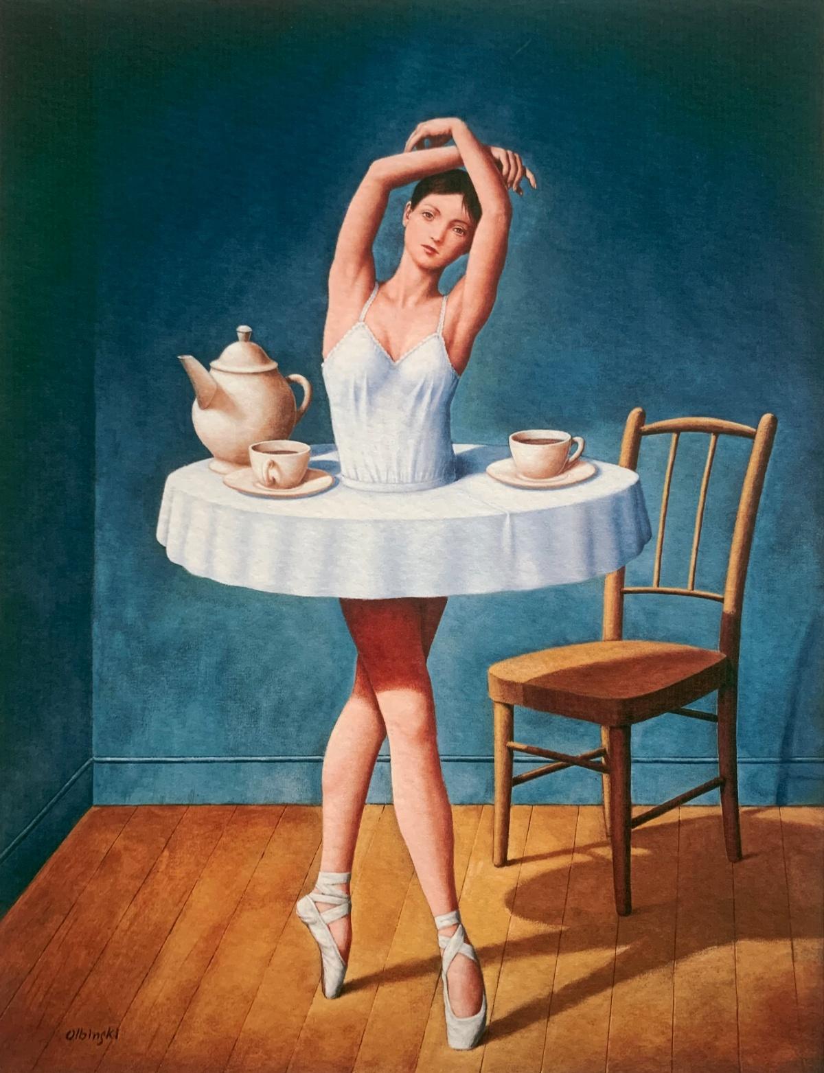 Una bailarina. Impresión en edición limitada, Surrealismo, Artista polaco consagrado