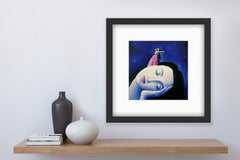A dance - Surrealist print, Limited edition, Established Polish artist