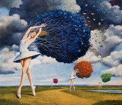 Ballerine - Stampa surrealista, Edizione limitata, Artista polacco affermato