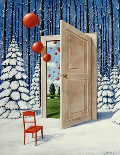 Balloons. Limited edition print Surreal Established Polish artist