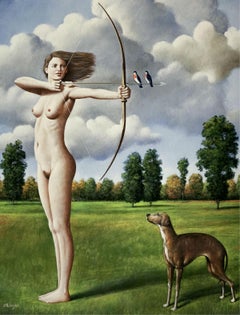 Diane. Impresión en edición limitada, Surrealista,  Artista polaco consagrado