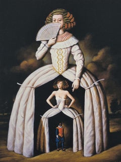 Infanta-curtain, limited edition, Surreal,  Established Polish artist