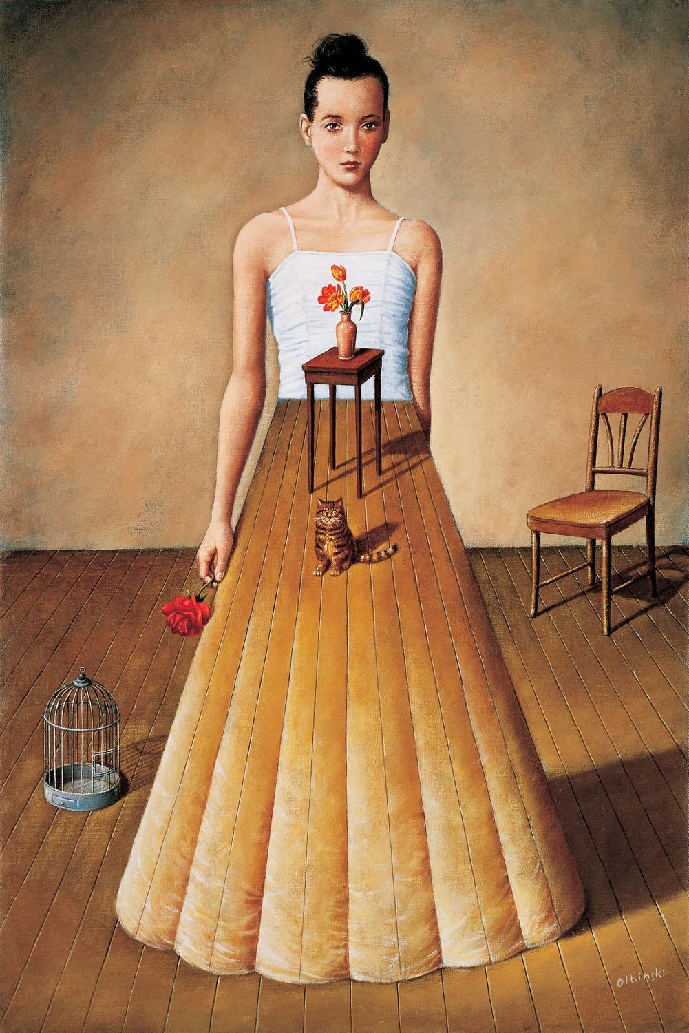 Intuición perdida, edición limitada, Surrealista,  Artista polaco consagrado