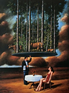 Lo contrario de sentimental... . Impresión en edición limitada, Surrealista,  Artista consagrado