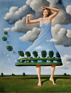 Spring - Surrealist print, Limited edition, Established Polish artist