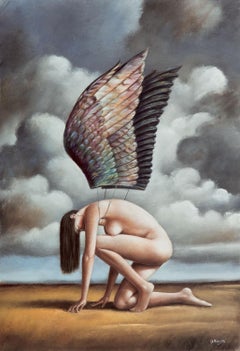 Wings. Limited edition print, Fantasy, Established Polish artist