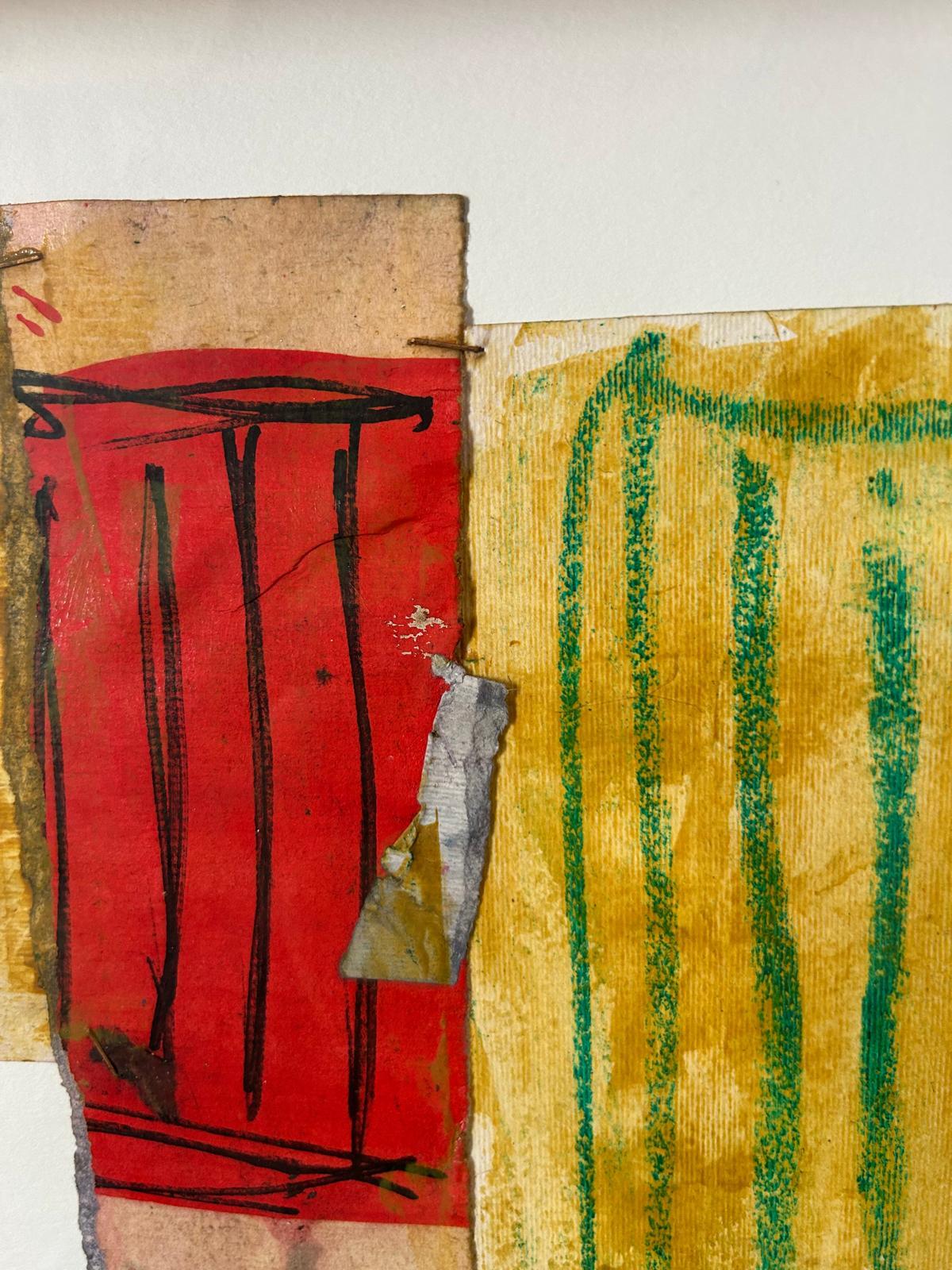 DE ÓXIDO Y PAPEL_0931 (Orange), Abstract Painting, von Rafa Pérez Alegre