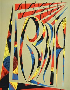 Composition - Original Lithograph - 1972