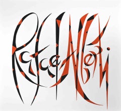 Firma creativa - Litografía de Rafael Alberti - 1973