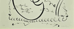 Buchstabe E – Lithographie von Rafael Alberti – 1972