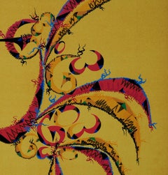 Buchstabe G – Lithographie von Raphael Alberti – 1972